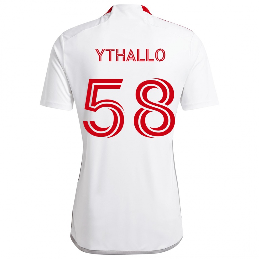 Criança Camisola Ythallo #58 Branco Vermelho Alternativa 2024/25 Camisa Brasil