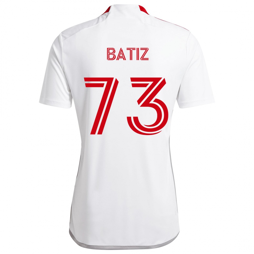 Criança Camisola Jesus Batiz #73 Branco Vermelho Alternativa 2024/25 Camisa Brasil