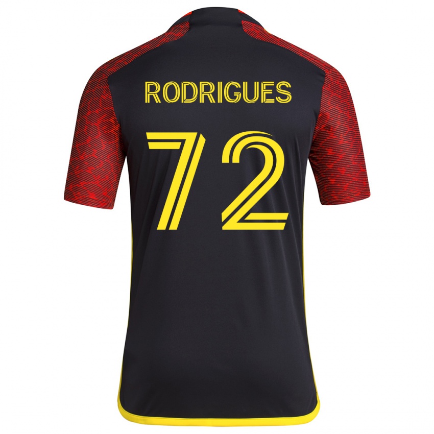 Criança Camisola Braudílio Rodrigues #72 Vermelho Preto Alternativa 2024/25 Camisa Brasil