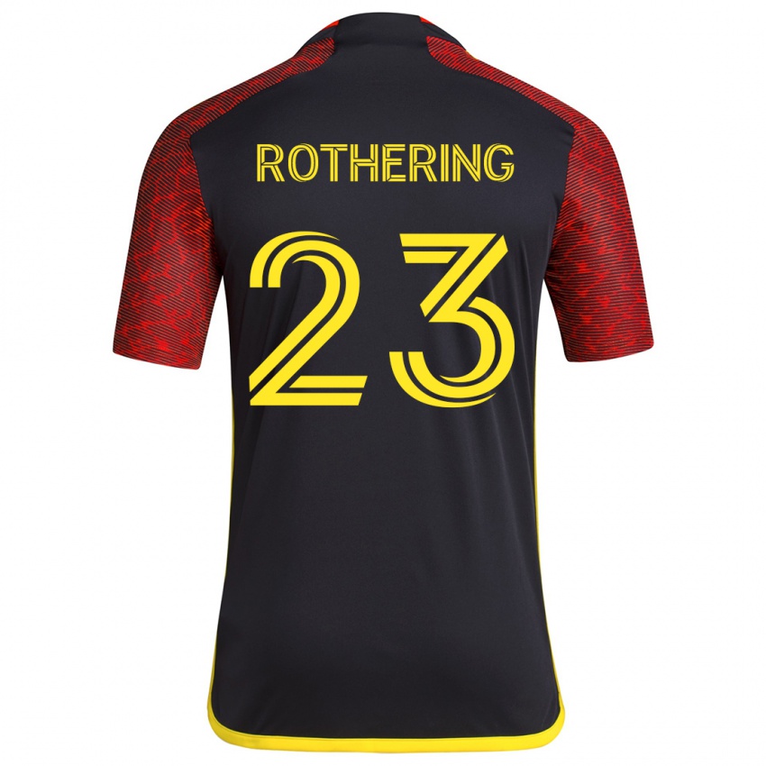 Criança Camisola Holly Rothering #23 Vermelho Preto Alternativa 2024/25 Camisa Brasil