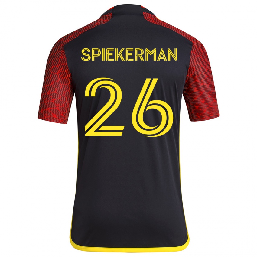 Criança Camisola Stephanie Spiekerman #26 Vermelho Preto Alternativa 2024/25 Camisa Brasil