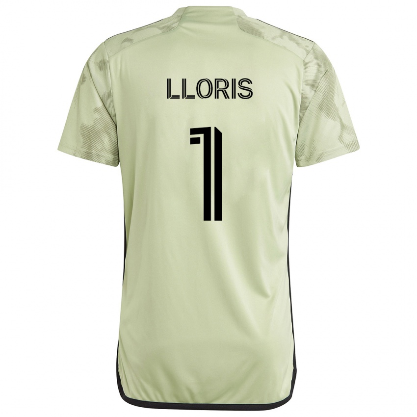 Criança Camisola Hugo Lloris #1 Luz Verde Alternativa 2024/25 Camisa Brasil