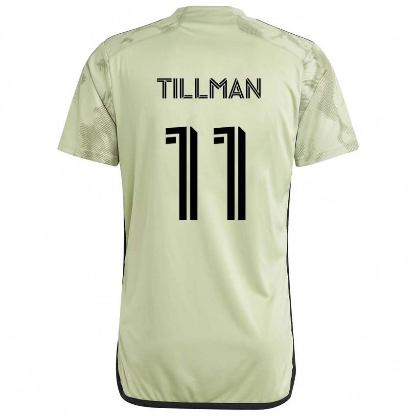 Criança Camisola Timothy Tillman #11 Luz Verde Alternativa 2024/25 Camisa Brasil