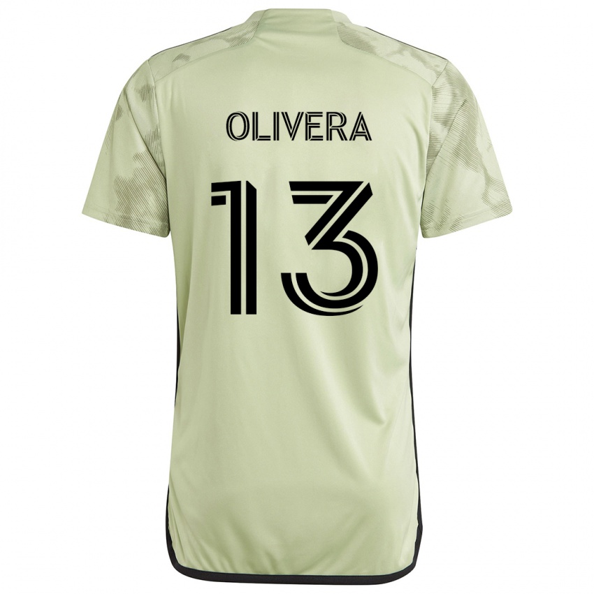 Criança Camisola Cristian Olivera #13 Luz Verde Alternativa 2024/25 Camisa Brasil