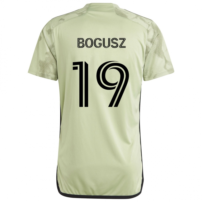 Criança Camisola Mateusz Bogusz #19 Luz Verde Alternativa 2024/25 Camisa Brasil