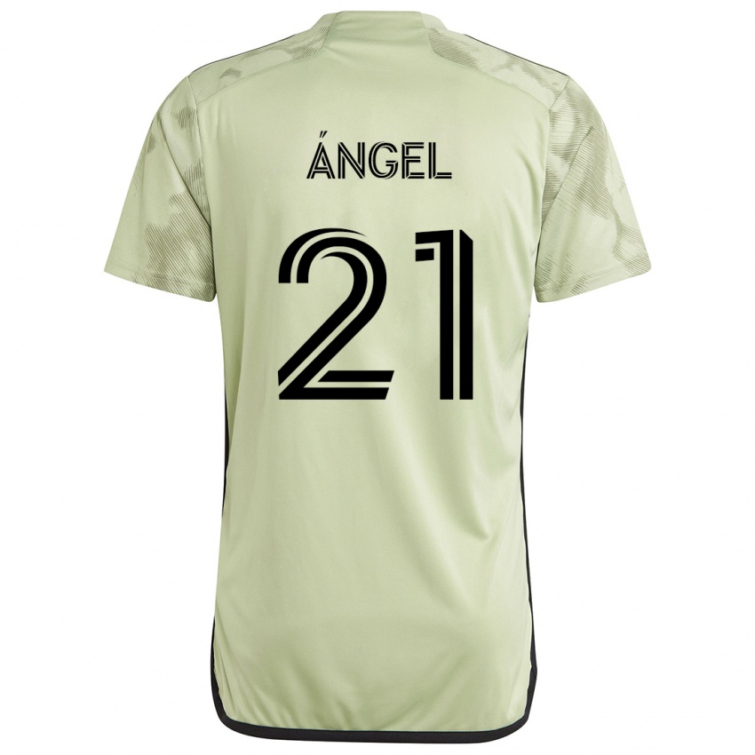 Criança Camisola Tomás Ángel #21 Luz Verde Alternativa 2024/25 Camisa Brasil