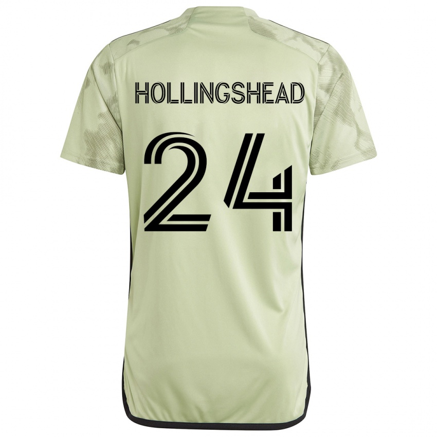 Criança Camisola Ryan Hollingshead #24 Luz Verde Alternativa 2024/25 Camisa Brasil