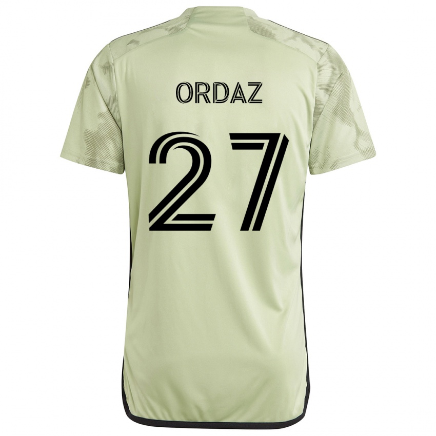 Criança Camisola Nathan Ordaz #27 Luz Verde Alternativa 2024/25 Camisa Brasil