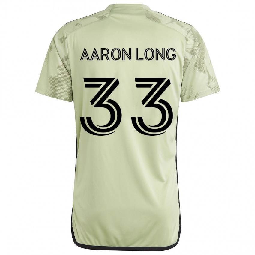 Criança Camisola Aaron Long #33 Luz Verde Alternativa 2024/25 Camisa Brasil