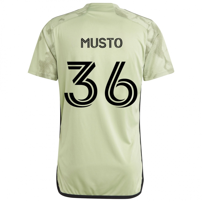 Criança Camisola Tommy Musto #36 Luz Verde Alternativa 2024/25 Camisa Brasil