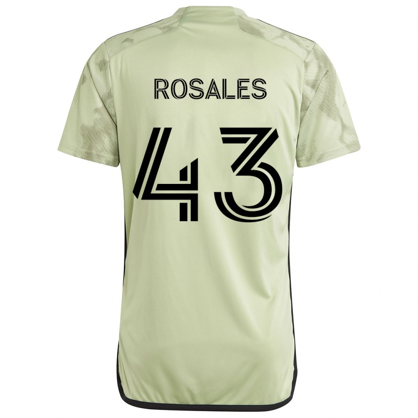 Criança Camisola Diego Rosales #43 Luz Verde Alternativa 2024/25 Camisa Brasil