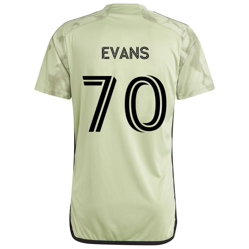 Criança Camisola Matthew Evans #70 Luz Verde Alternativa 2024/25 Camisa Brasil