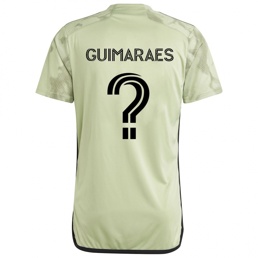 Criança Camisola Pedro Guimaraes #0 Luz Verde Alternativa 2024/25 Camisa Brasil