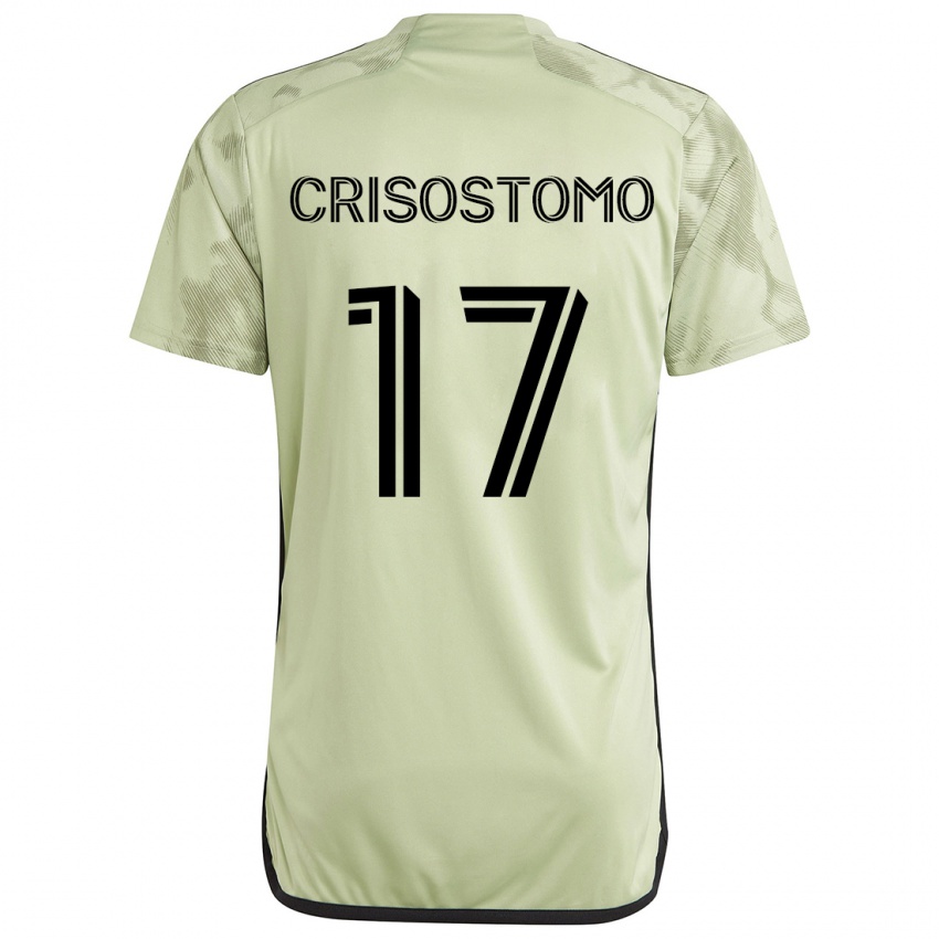 Criança Camisola Danny Crisostomo #17 Luz Verde Alternativa 2024/25 Camisa Brasil