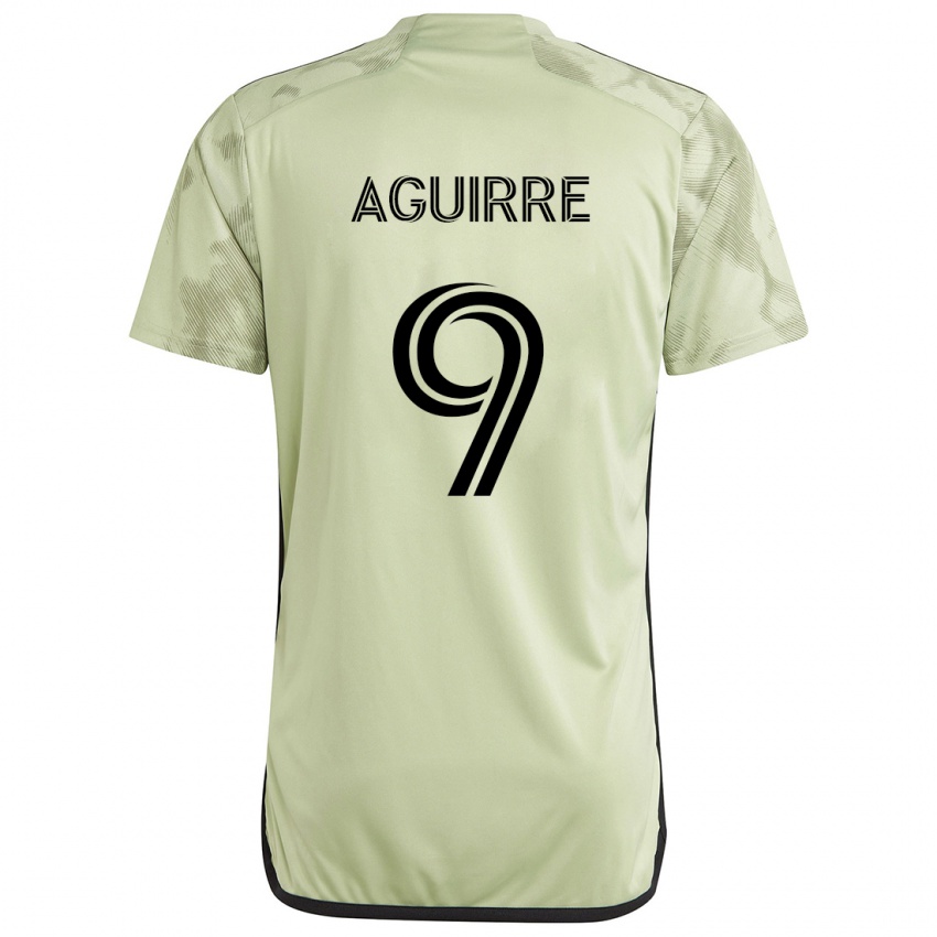 Criança Camisola Dustin Aguirre #9 Luz Verde Alternativa 2024/25 Camisa Brasil