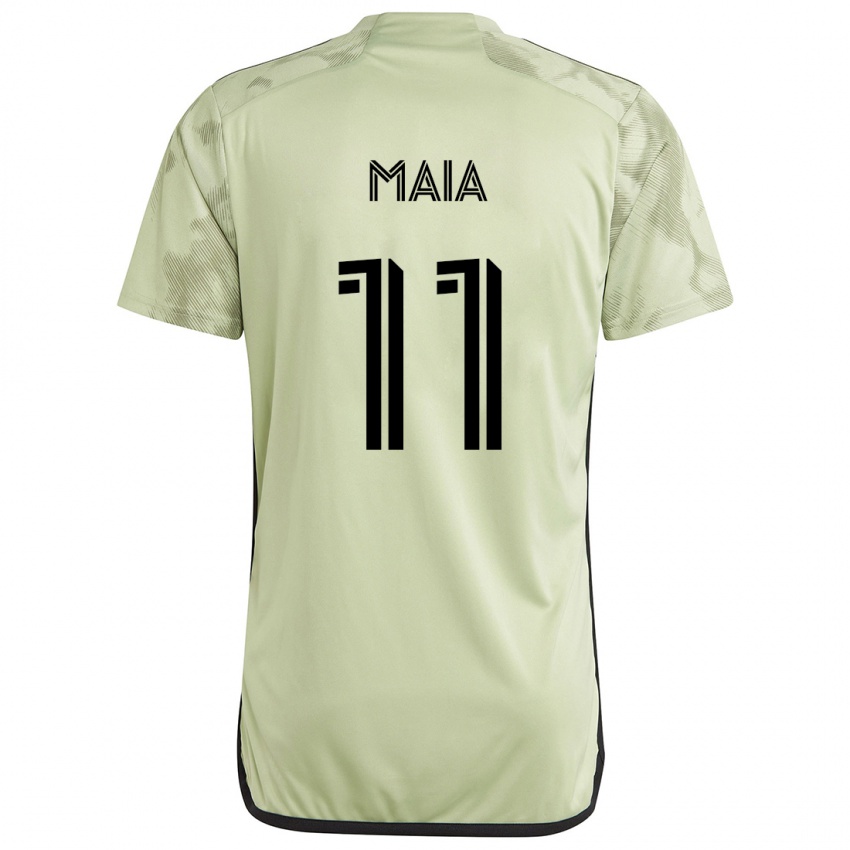 Criança Camisola Matheus Maia #11 Luz Verde Alternativa 2024/25 Camisa Brasil