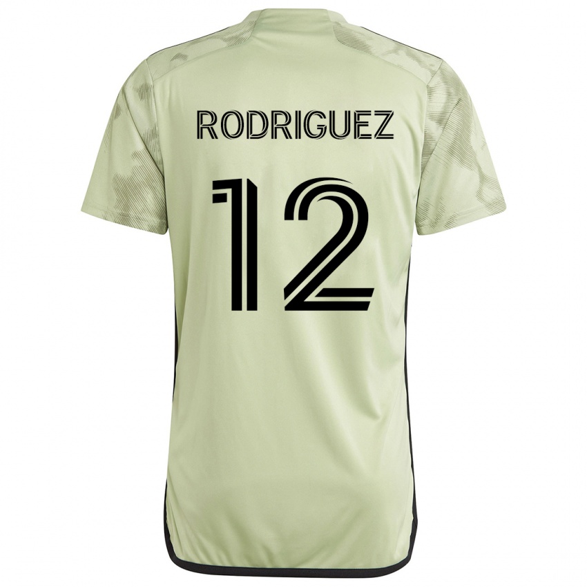 Criança Camisola Jeremi Rodríguez #12 Luz Verde Alternativa 2024/25 Camisa Brasil