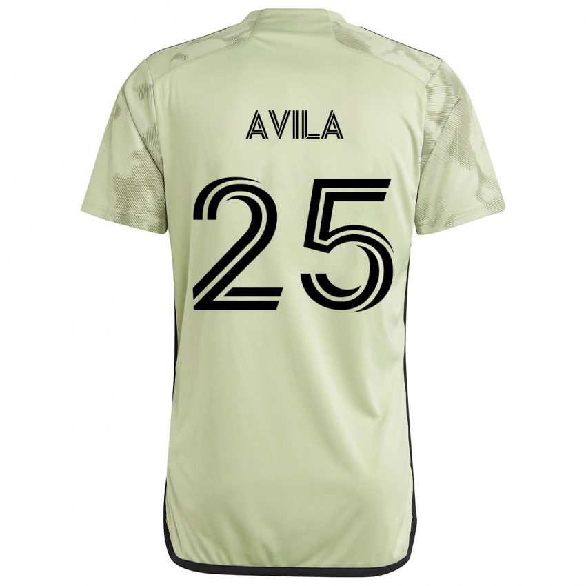 Criança Camisola Armando Avila #25 Luz Verde Alternativa 2024/25 Camisa Brasil