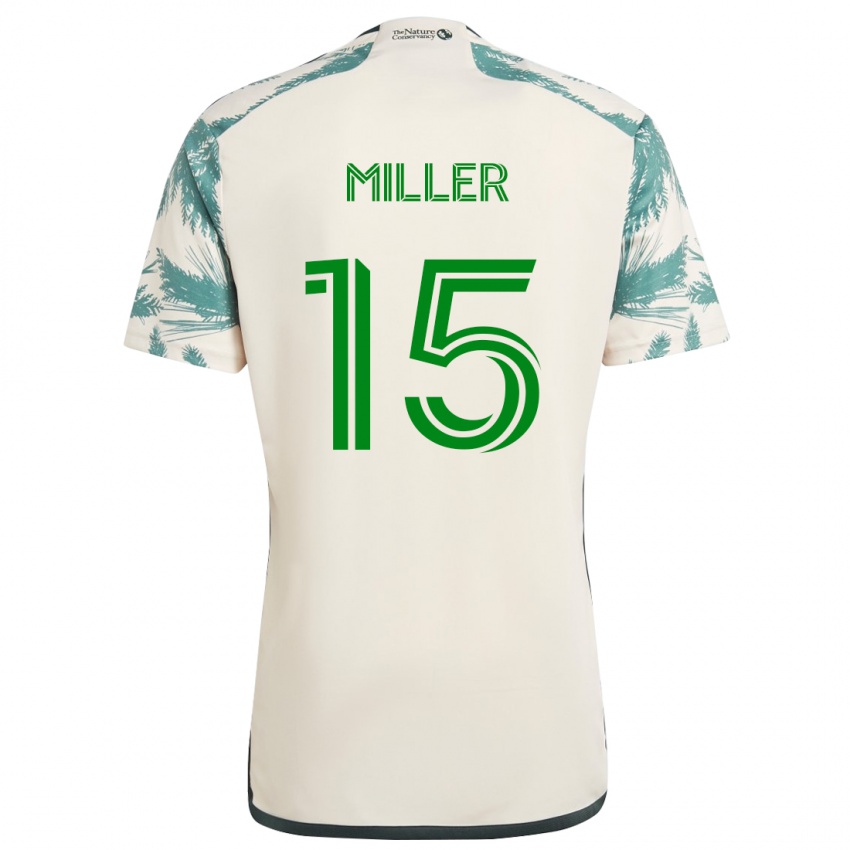 Criança Camisola Eric Miller #15 Bege Castanho Alternativa 2024/25 Camisa Brasil