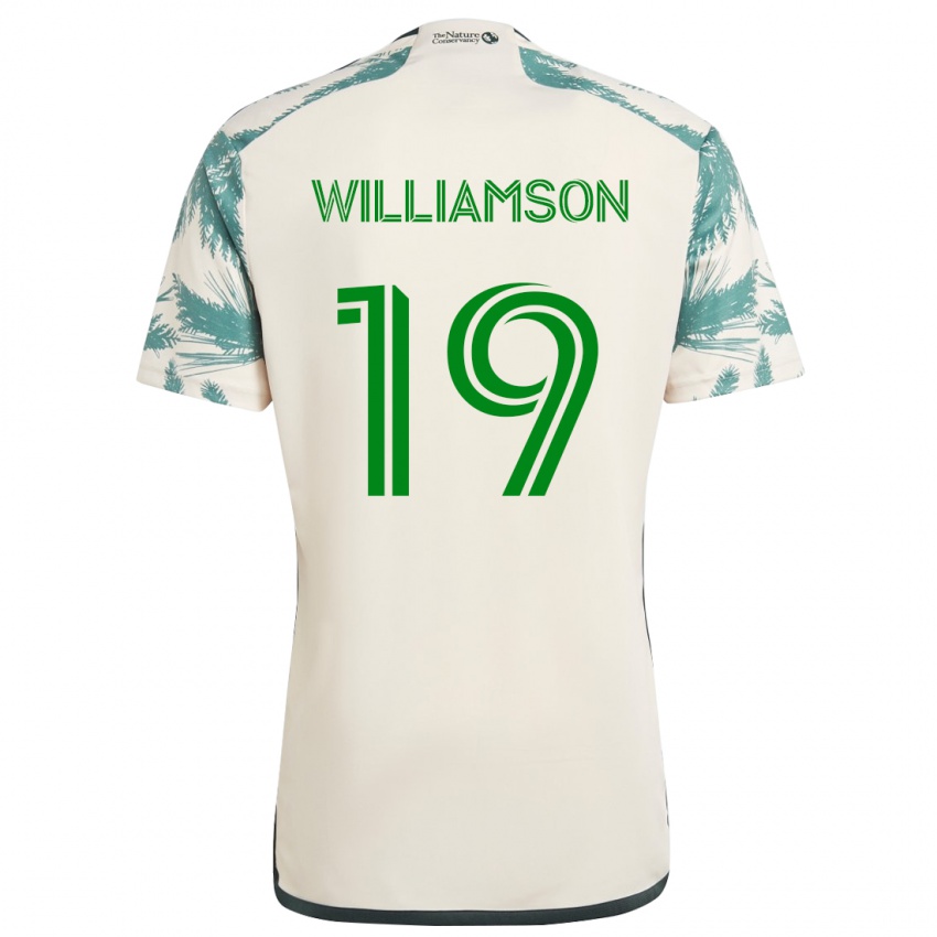 Criança Camisola Eryk Williamson #19 Bege Castanho Alternativa 2024/25 Camisa Brasil