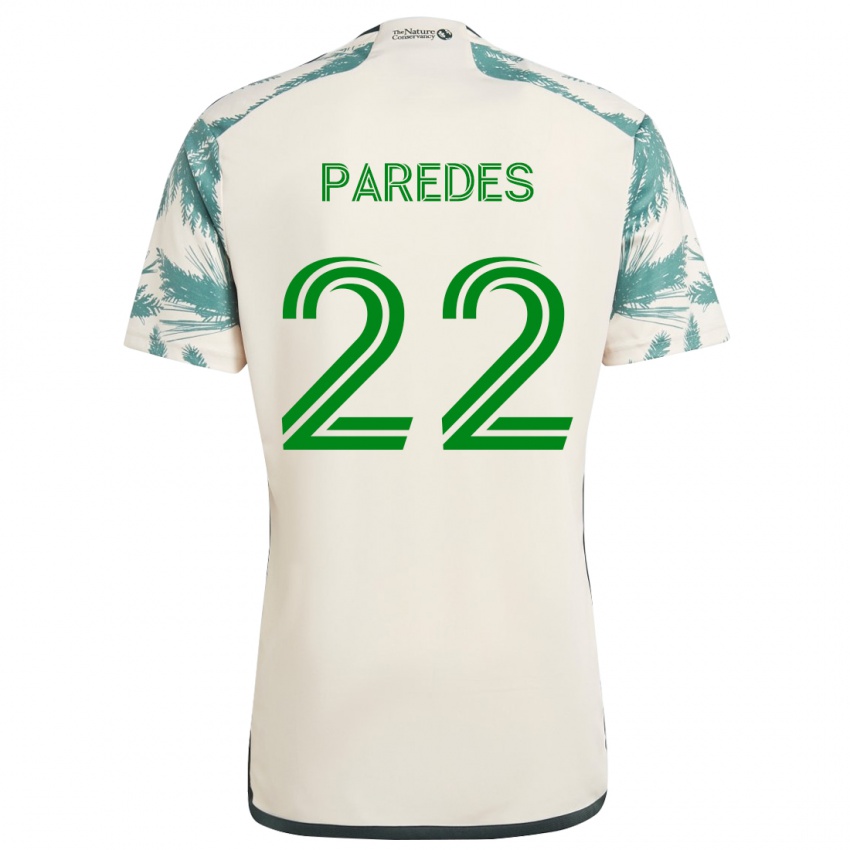 Criança Camisola Cristhian Paredes #22 Bege Castanho Alternativa 2024/25 Camisa Brasil