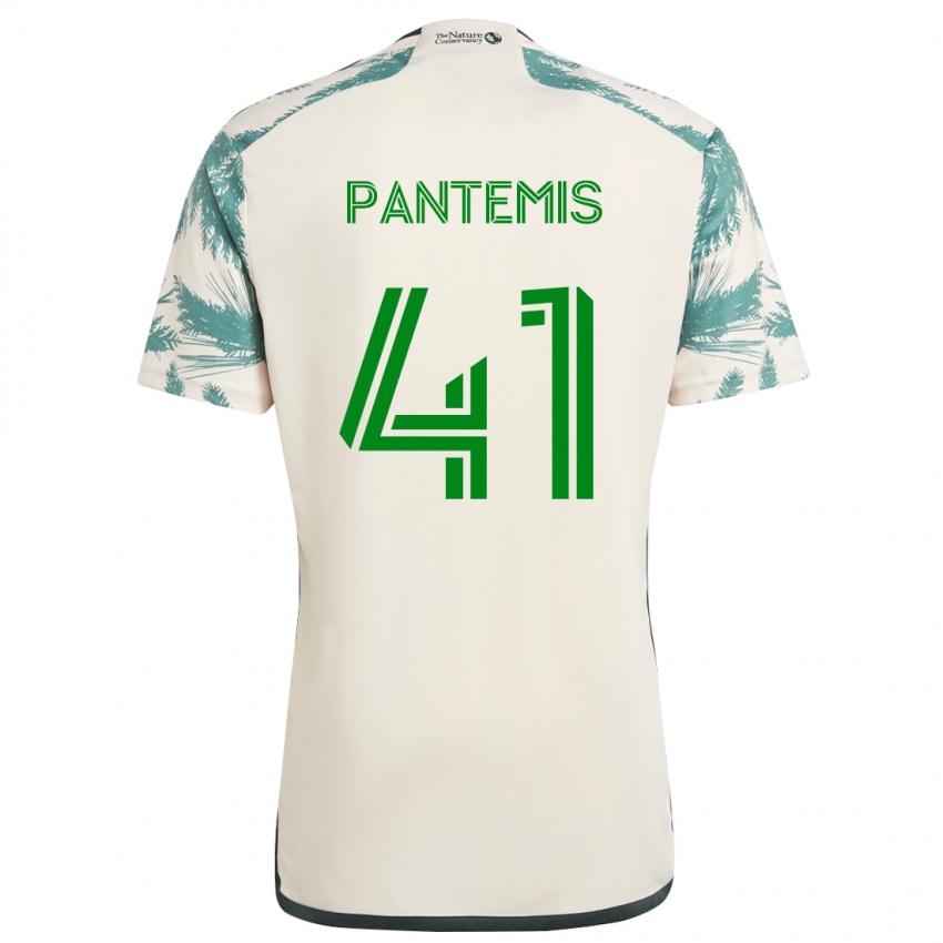 Criança Camisola James Pantemis #41 Bege Castanho Alternativa 2024/25 Camisa Brasil