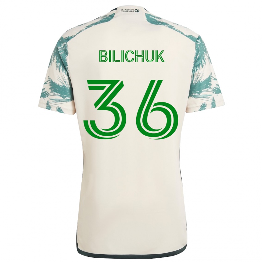 Criança Camisola Ryan Bilichuk #36 Bege Castanho Alternativa 2024/25 Camisa Brasil