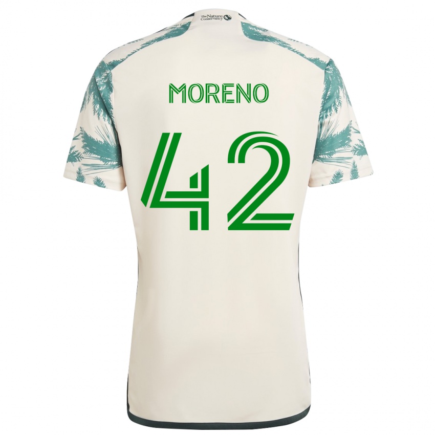 Criança Camisola Alexis Moreno #42 Bege Castanho Alternativa 2024/25 Camisa Brasil