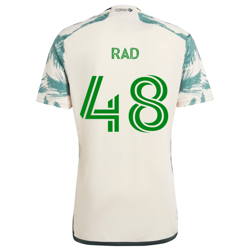 Criança Camisola Kaveh Rad #48 Bege Castanho Alternativa 2024/25 Camisa Brasil