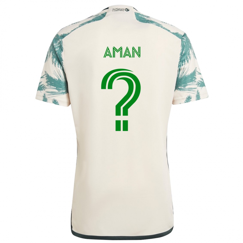 Criança Camisola Cole Aman #0 Bege Castanho Alternativa 2024/25 Camisa Brasil