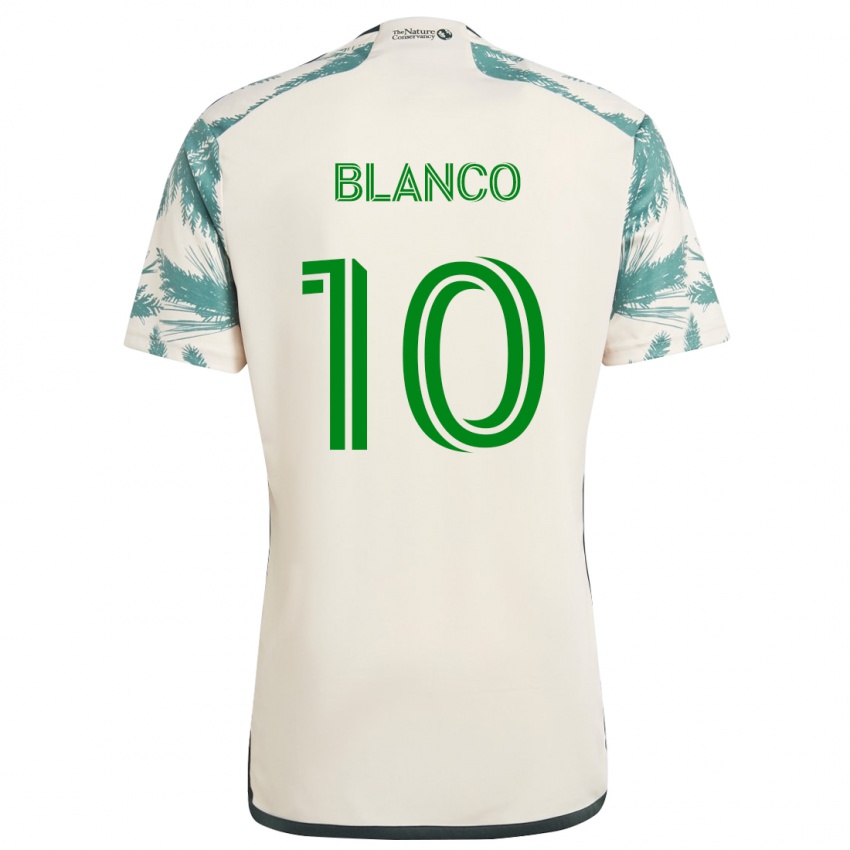 Criança Camisola Sebastián Blanco #10 Bege Castanho Alternativa 2024/25 Camisa Brasil