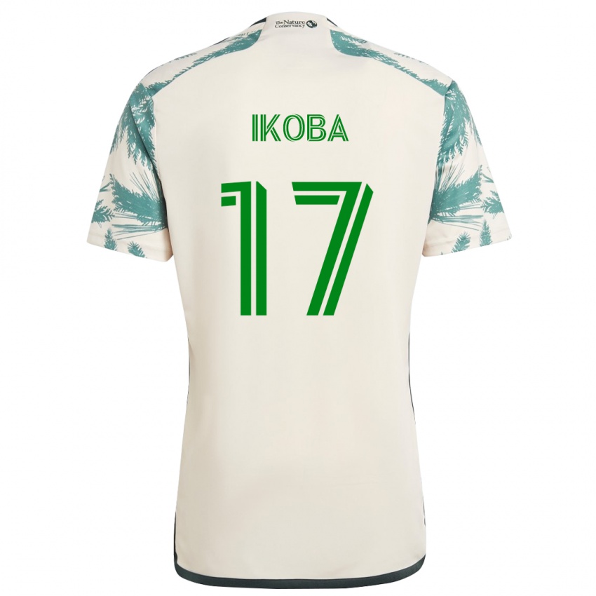 Criança Camisola Tega Ikoba #17 Bege Castanho Alternativa 2024/25 Camisa Brasil