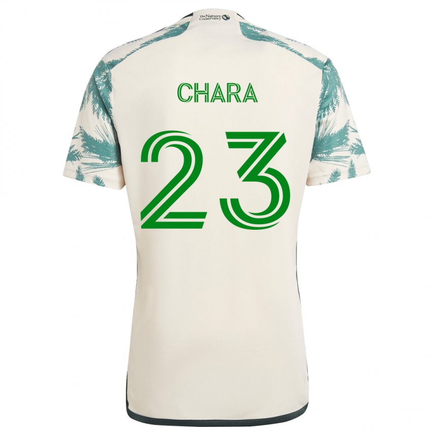 Criança Camisola Yimmi Chará #23 Bege Castanho Alternativa 2024/25 Camisa Brasil