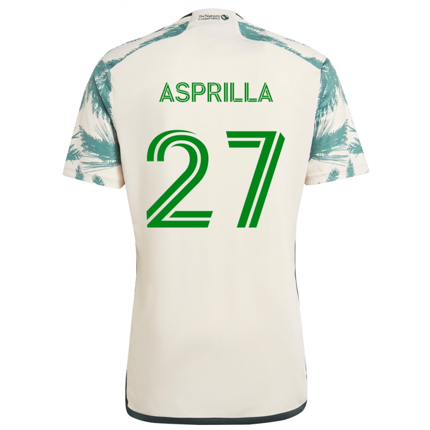 Criança Camisola Dairon Asprilla #27 Bege Castanho Alternativa 2024/25 Camisa Brasil