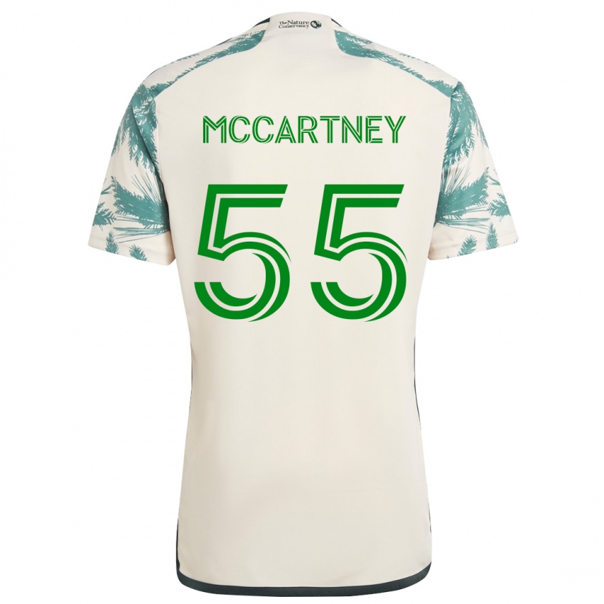 Criança Camisola Dawson Mccartney #55 Bege Castanho Alternativa 2024/25 Camisa Brasil