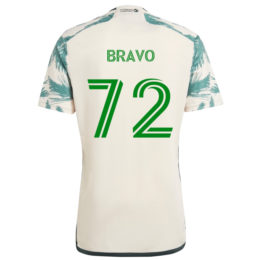 Criança Camisola Julian Bravo #72 Bege Castanho Alternativa 2024/25 Camisa Brasil