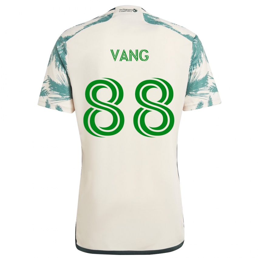 Criança Camisola Michael Vang #88 Bege Castanho Alternativa 2024/25 Camisa Brasil