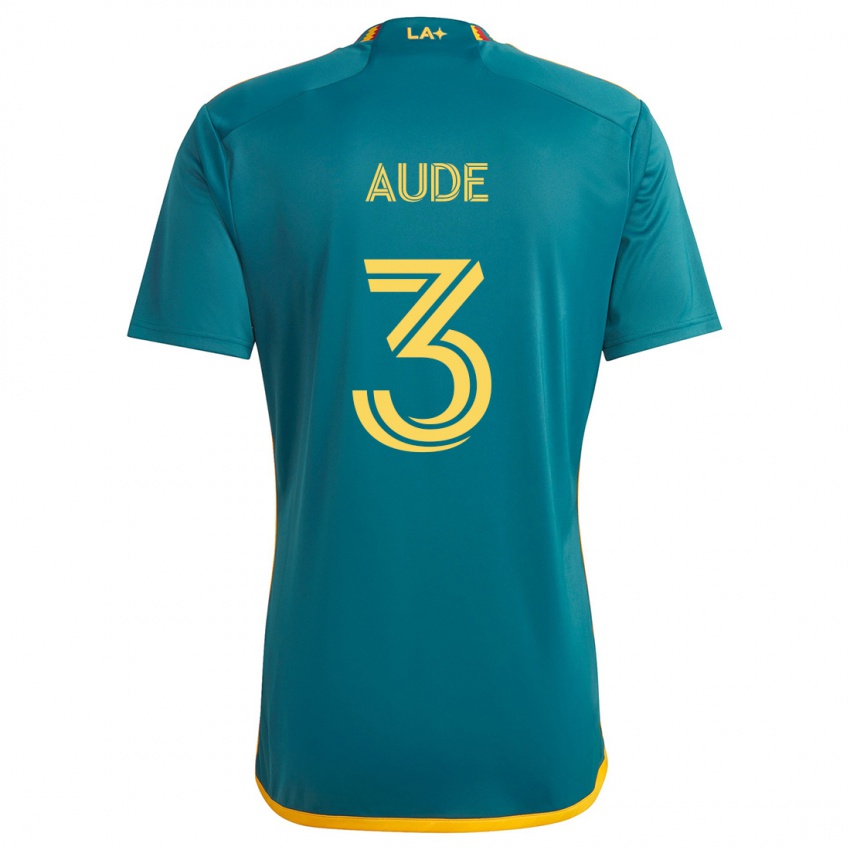 Criança Camisola Julián Aude #3 Verde Amarelo Alternativa 2024/25 Camisa Brasil