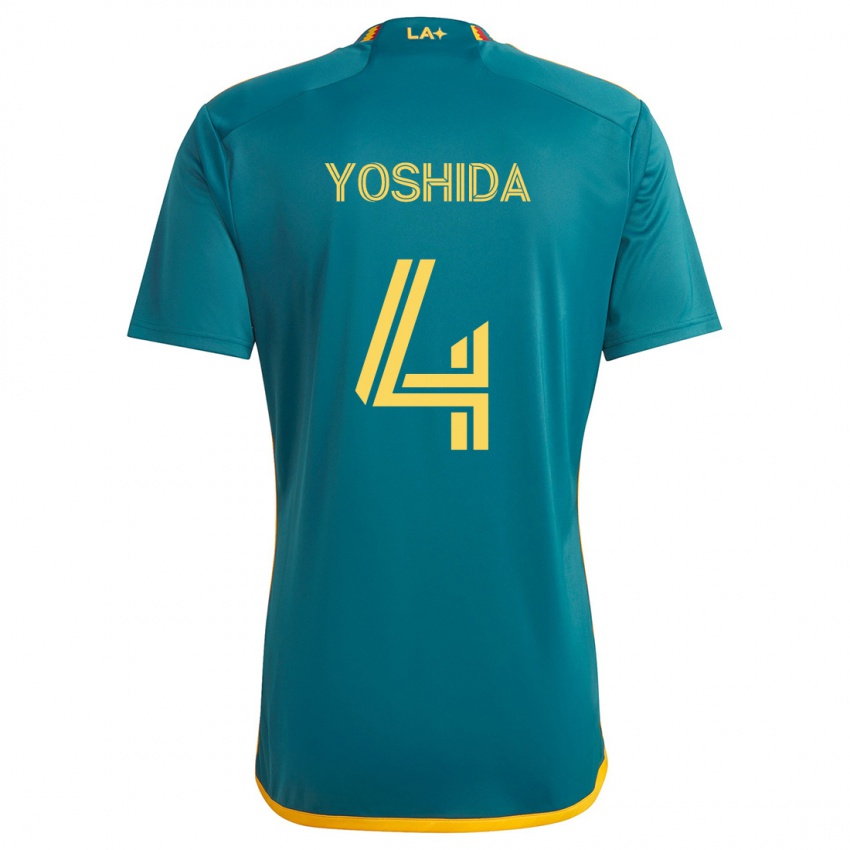 Criança Camisola Maya Yoshida #4 Verde Amarelo Alternativa 2024/25 Camisa Brasil