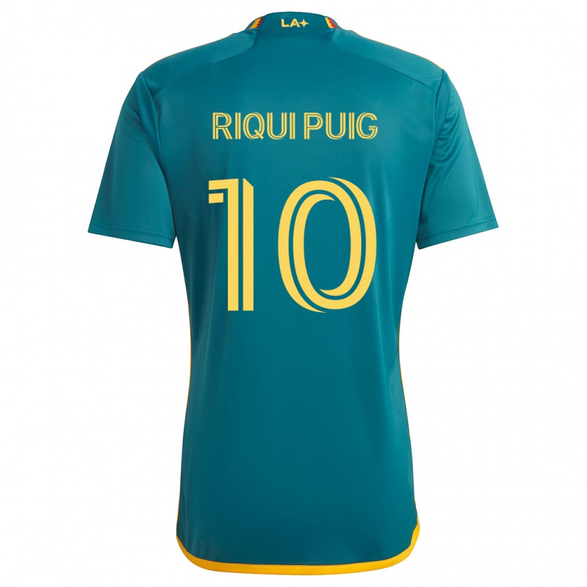 Criança Camisola Riqui Puig #10 Verde Amarelo Alternativa 2024/25 Camisa Brasil