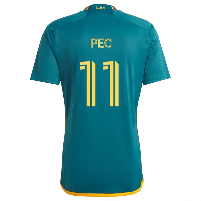 Criança Camisola Gabriel Pec #11 Verde Amarelo Alternativa 2024/25 Camisa Brasil