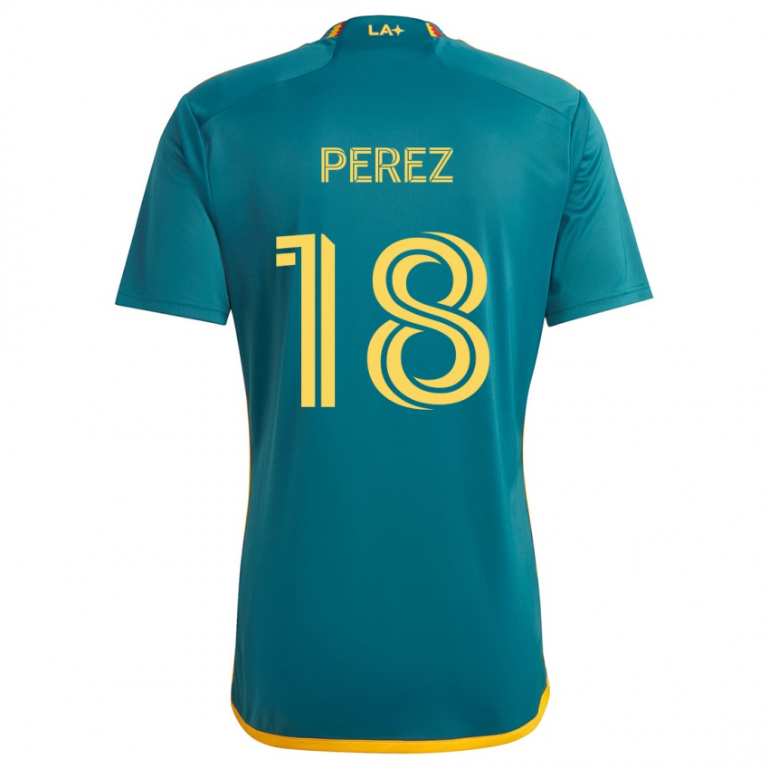 Criança Camisola Jonathan Pérez #18 Verde Amarelo Alternativa 2024/25 Camisa Brasil