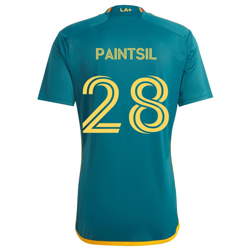 Criança Camisola Joseph Paintsil #28 Verde Amarelo Alternativa 2024/25 Camisa Brasil