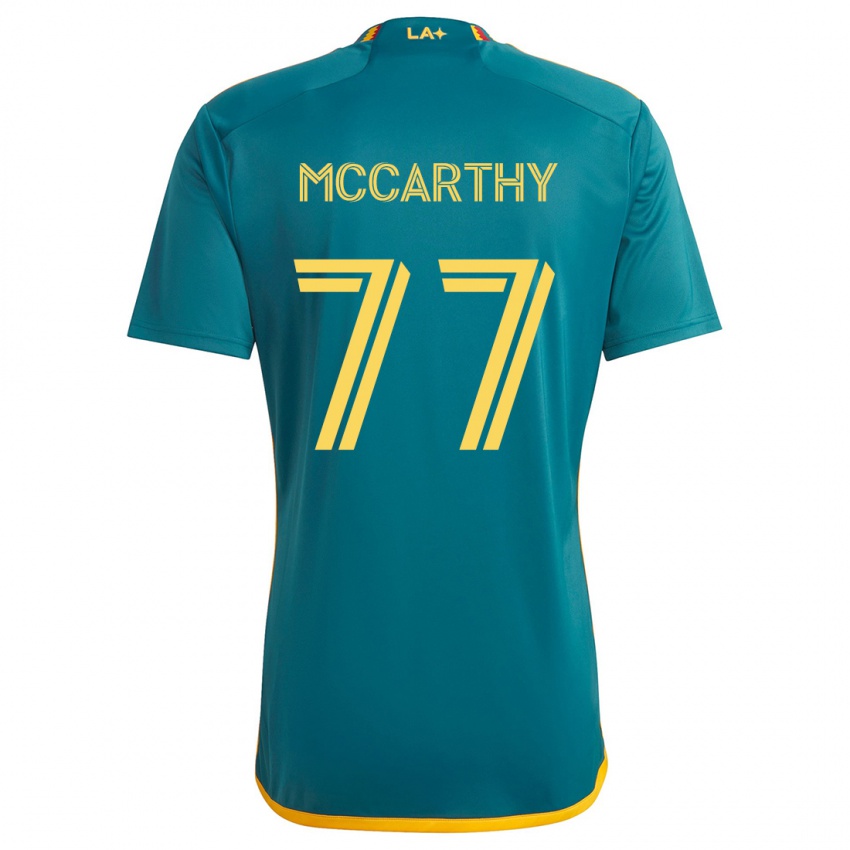 Criança Camisola John Mccarthy #77 Verde Amarelo Alternativa 2024/25 Camisa Brasil