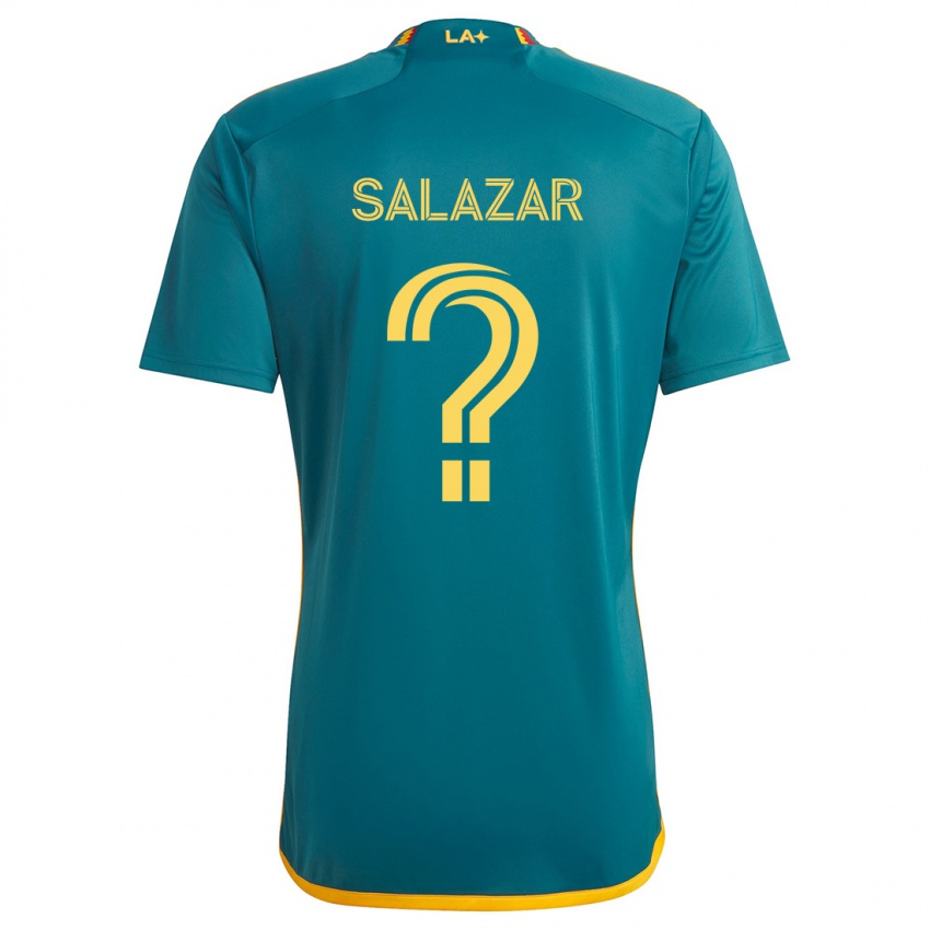 Criança Camisola Enrique Salazar #0 Verde Amarelo Alternativa 2024/25 Camisa Brasil