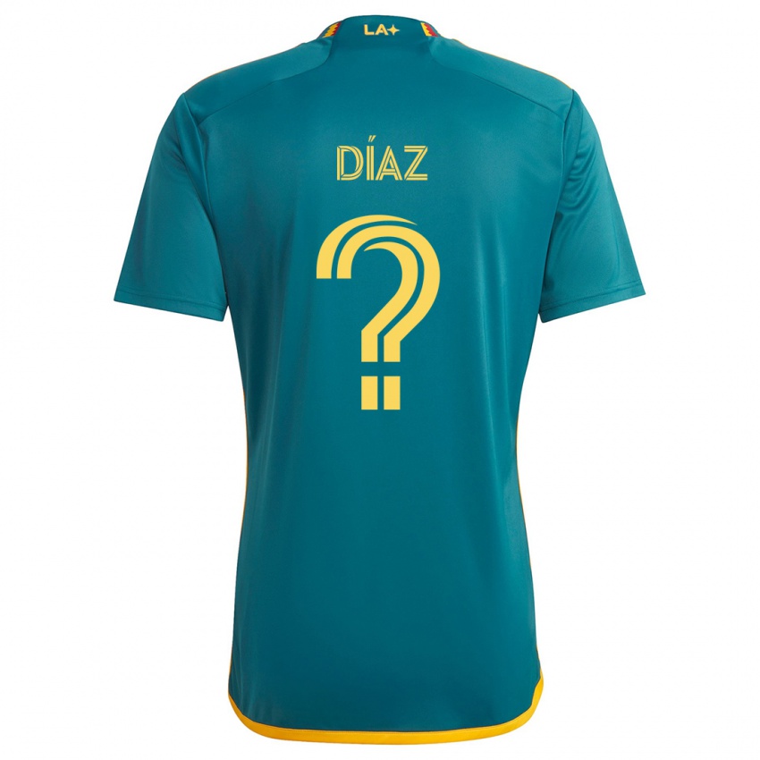 Criança Camisola Carlos Díaz #0 Verde Amarelo Alternativa 2024/25 Camisa Brasil