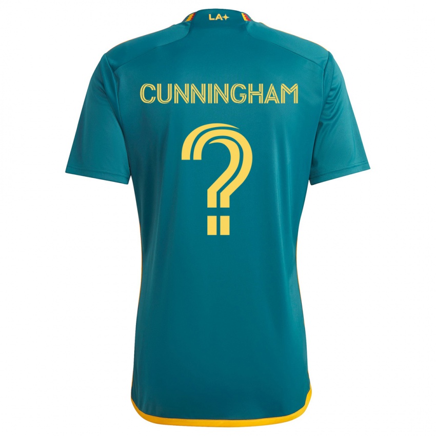 Criança Camisola Joaquin Cunningham #0 Verde Amarelo Alternativa 2024/25 Camisa Brasil