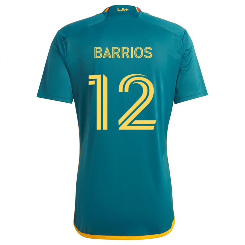 Criança Camisola Michael Barrios #12 Verde Amarelo Alternativa 2024/25 Camisa Brasil