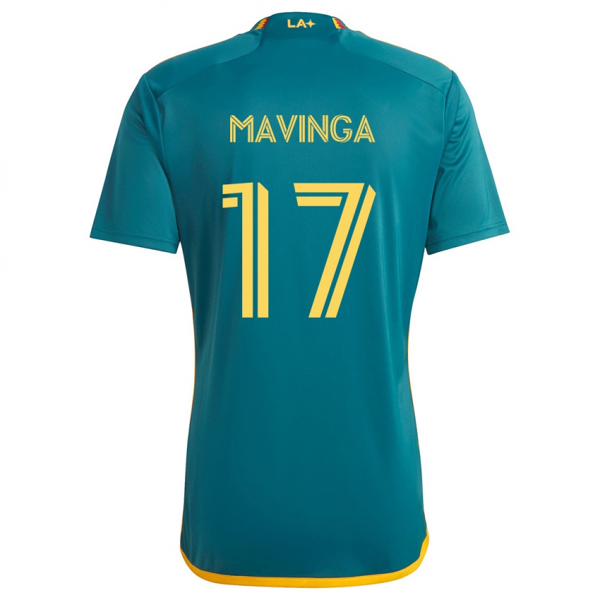 Criança Camisola Chris Mavinga #17 Verde Amarelo Alternativa 2024/25 Camisa Brasil