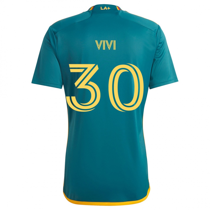 Criança Camisola Gino Vivi #30 Verde Amarelo Alternativa 2024/25 Camisa Brasil